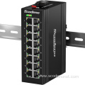 Industrial Unmanaged Ethernet Switch with 16100/1000BASE-T Gigabit Port